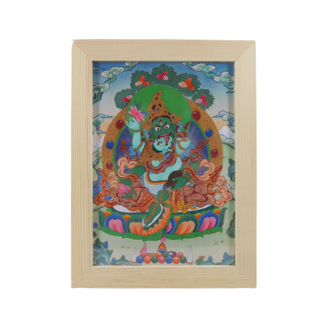Zdjęcie w ramce- Zielony Zambala 15X21 cm